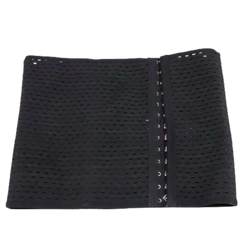 Black Corset Body Shaper Hook Closure 36"